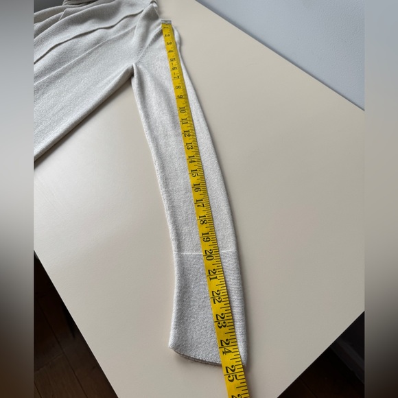 Lilly Pulitzer Heathered Beige Open Front Knit Cardigan Sweater Women's XXS - Picture 10 of 13